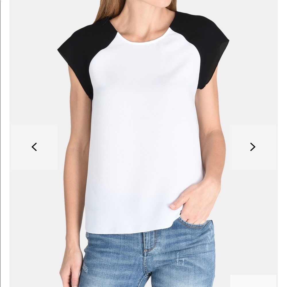 NWT Armani Exchange Chic Silhouette Tie Back Tee